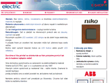 Tablet Screenshot of elec-tric.eu